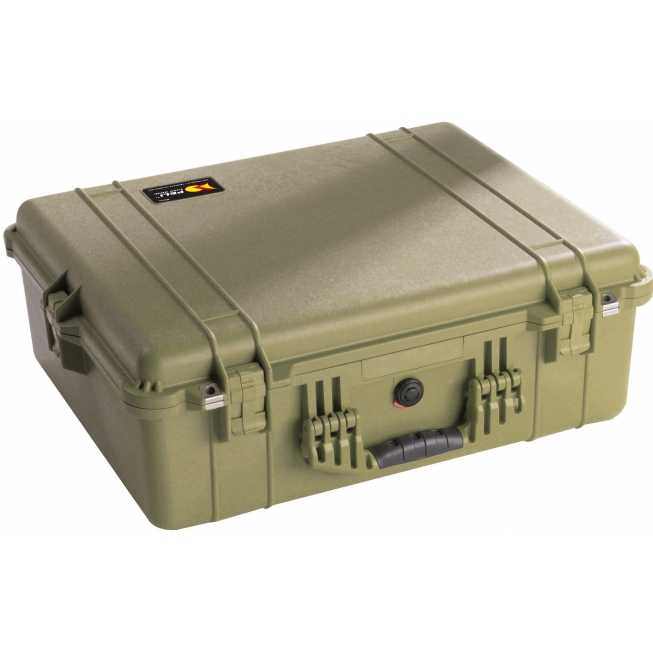 safety transport case sixty two centimetres long green case