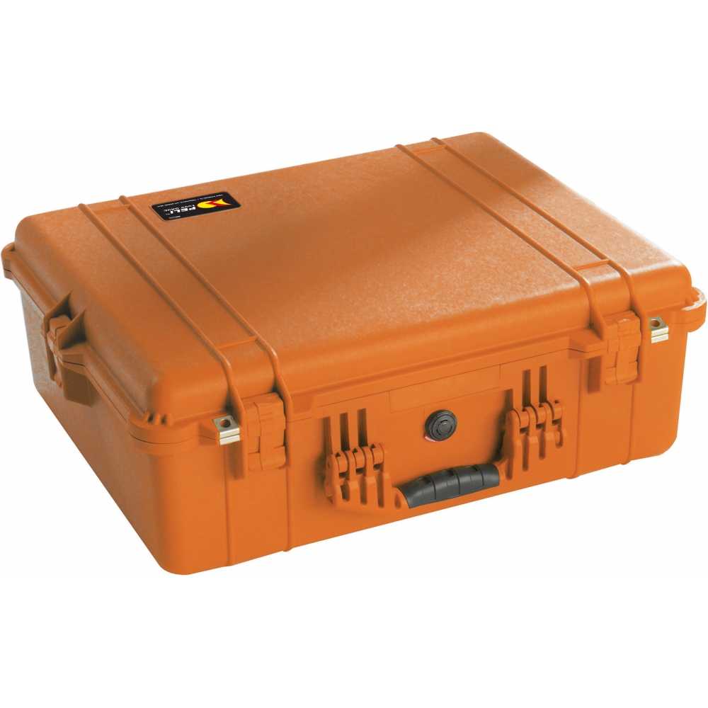 safety transport case sixty two centimetres long orange case