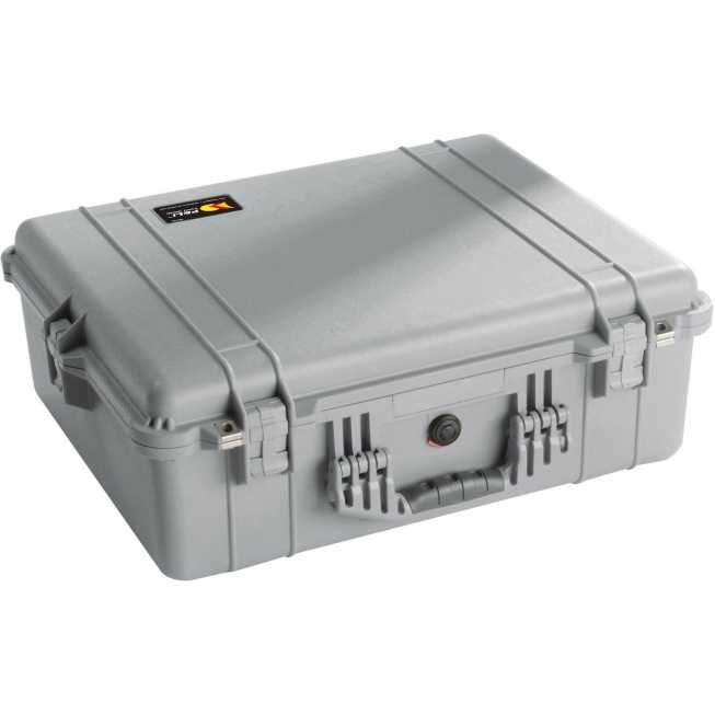 safety transport case sixty two centimetres long silver case
