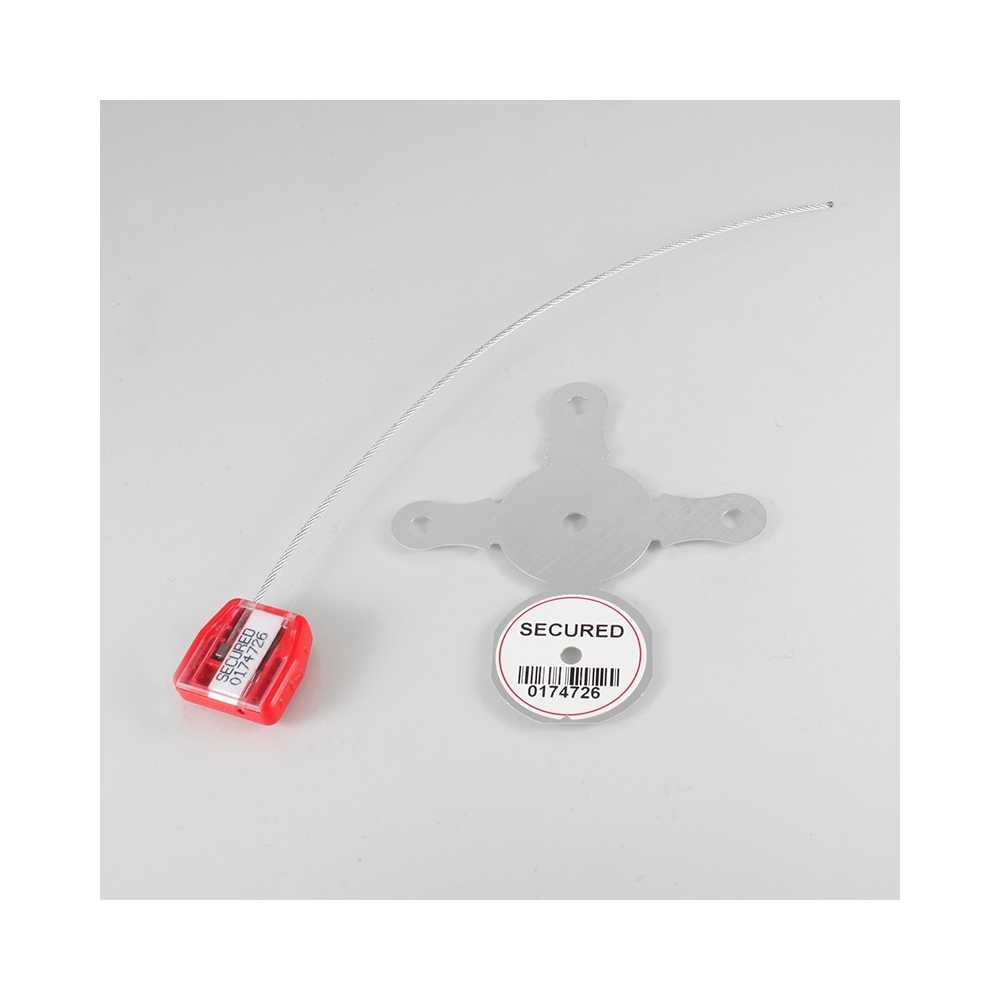 red security seal serial number flat