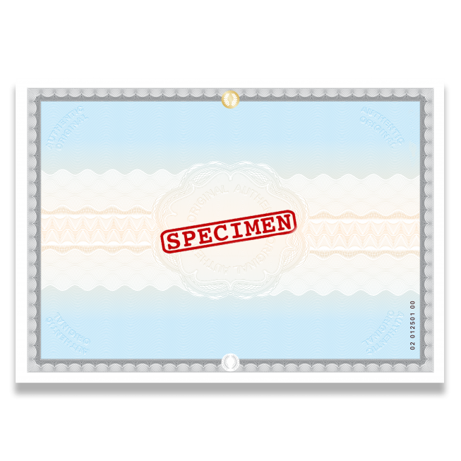 visuel papier diplome securise x17