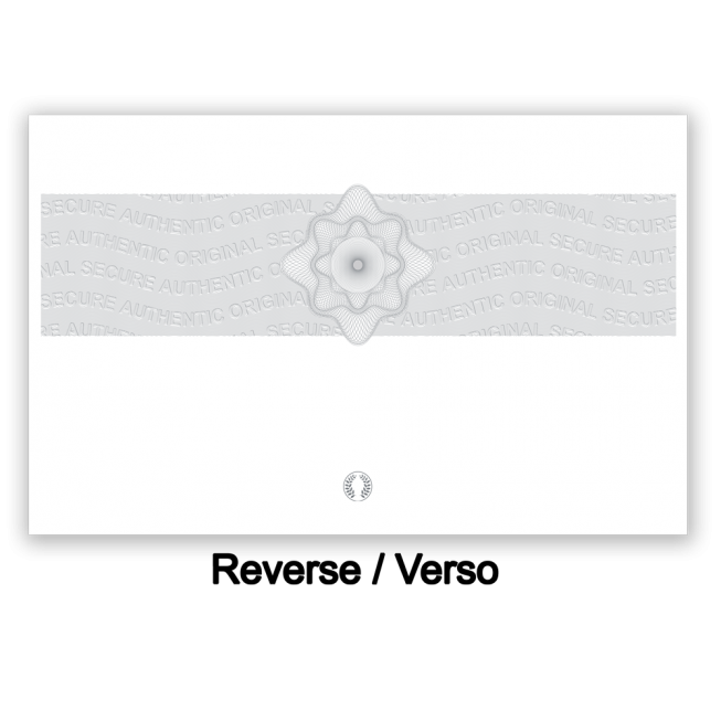 papier diplome verso