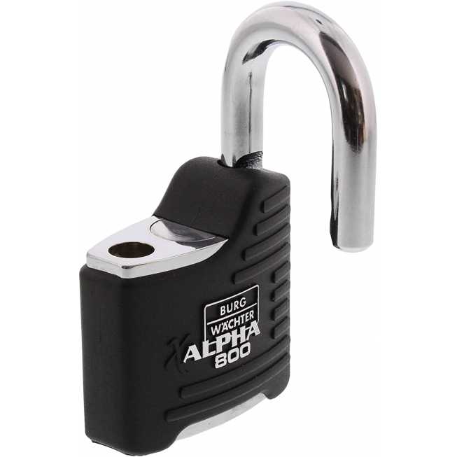 ALPHA 800 high security padlock in profile