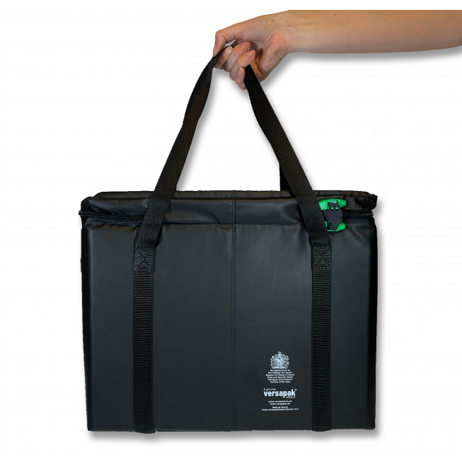 Padded secure carrying case for laptop - 4