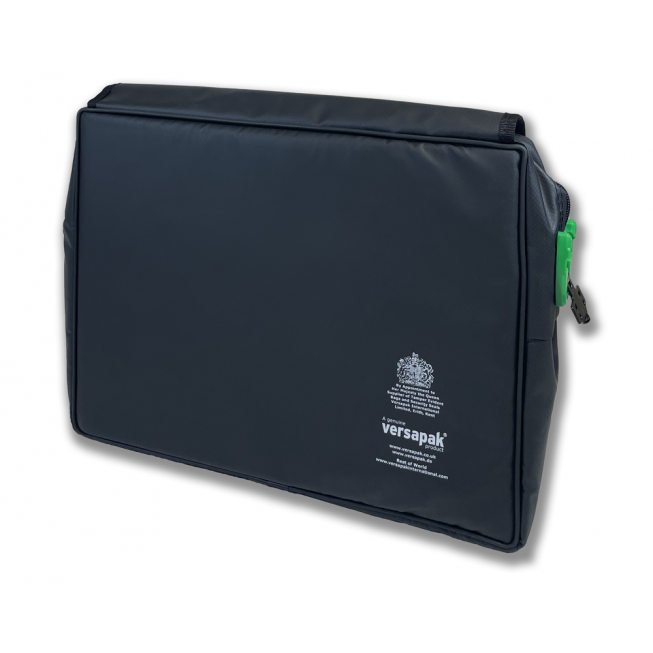 secure pouch front view