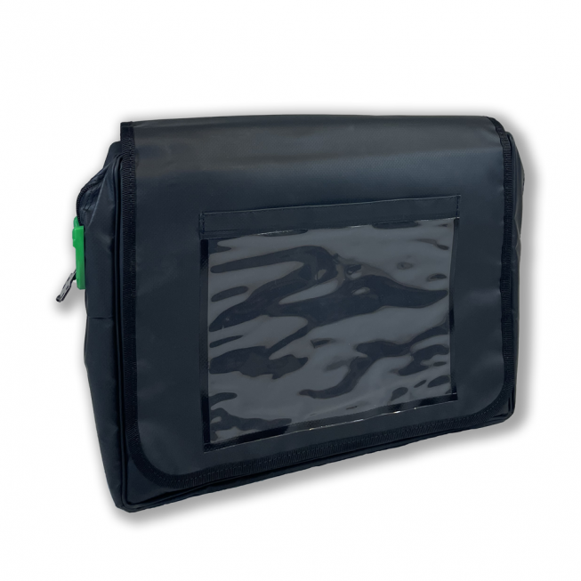 secure pouch back view