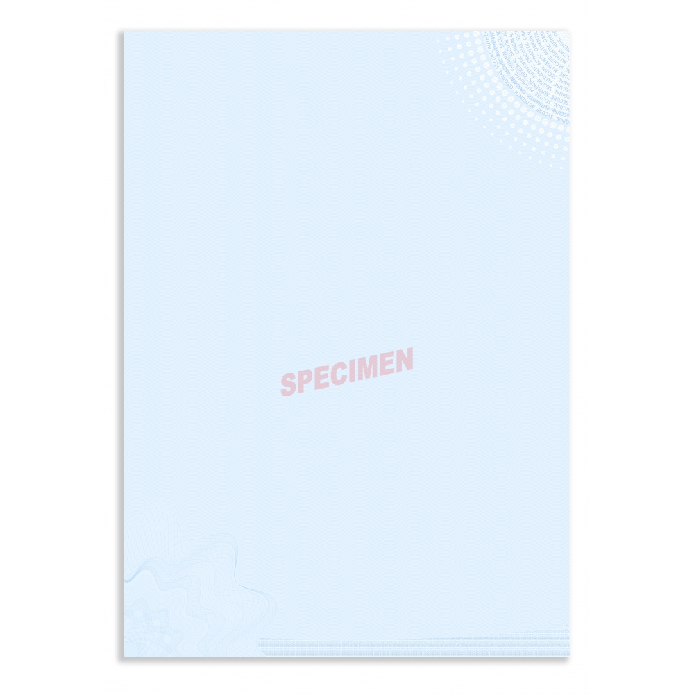 blank security paper height securities