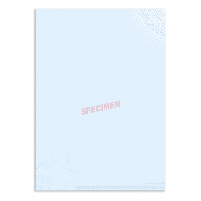 Papier sécurisé non-photocopiable X8