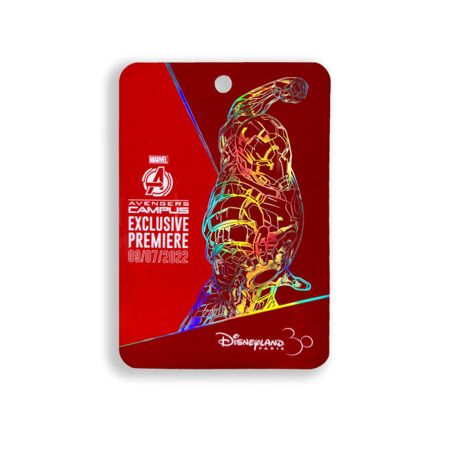 carte acces parc attraction effet holographique