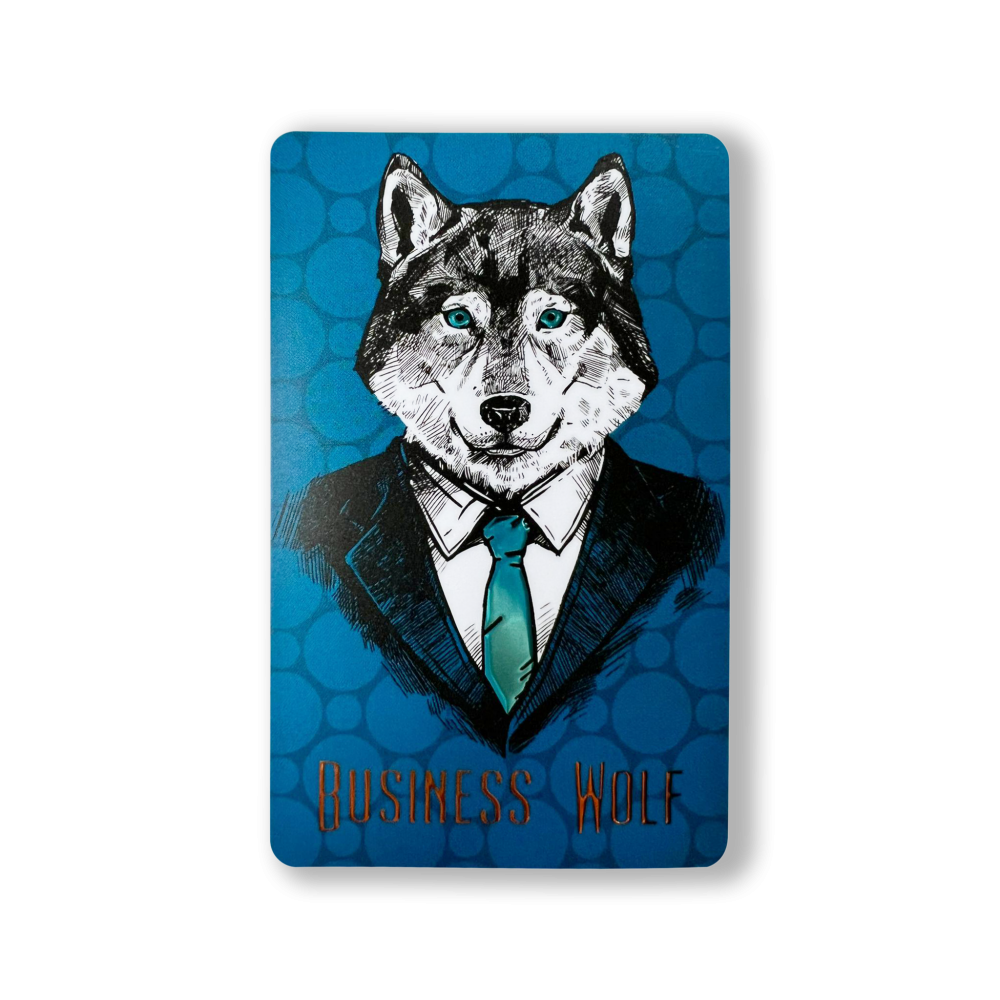 blue pvc card with copper coating