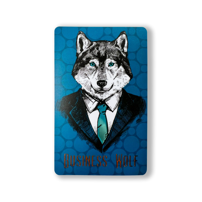 blue pvc card with copper coating