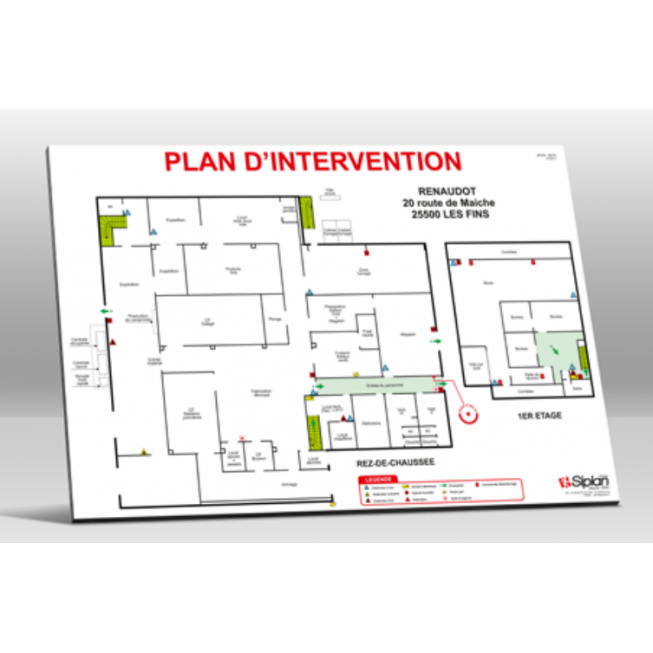 Panneau personnalisé signalétique et de sécurité - 1
