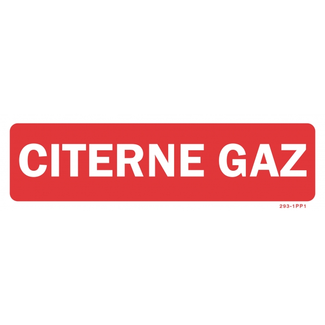Panneau citerne gaz - 1