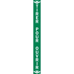 Panneau "tirer pour ouvrir" - 1
