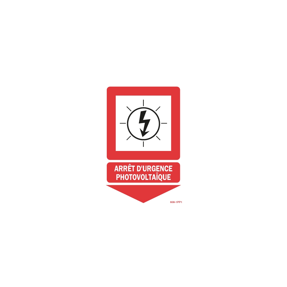 Emergency stop panel Photovoltaic - 1