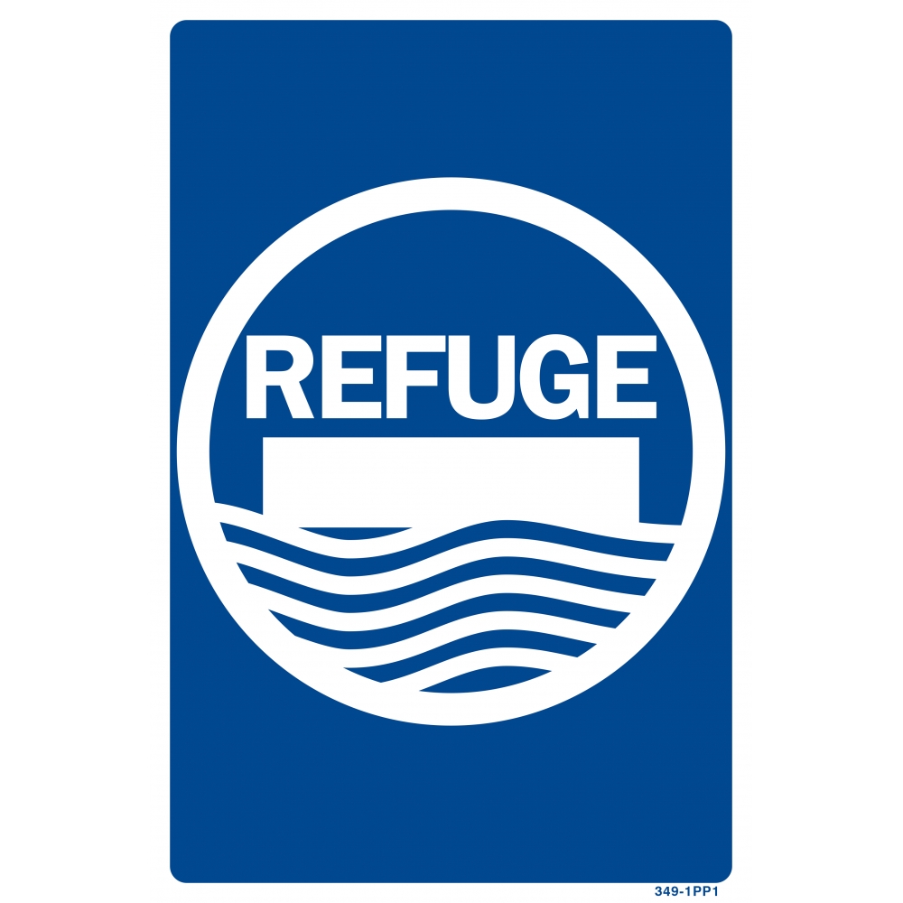 Refuge sign - Major flood hazards - 1