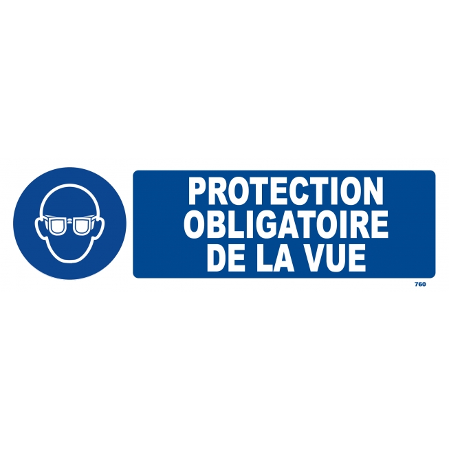 Panneau protection obligatoire de la vue - 1
