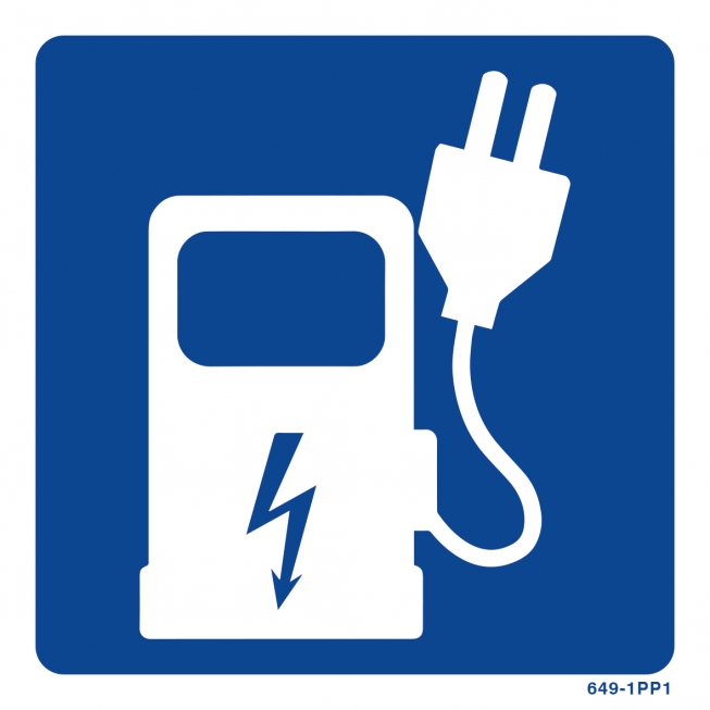 Panneau borne de rechargement véhicule électrique - 1