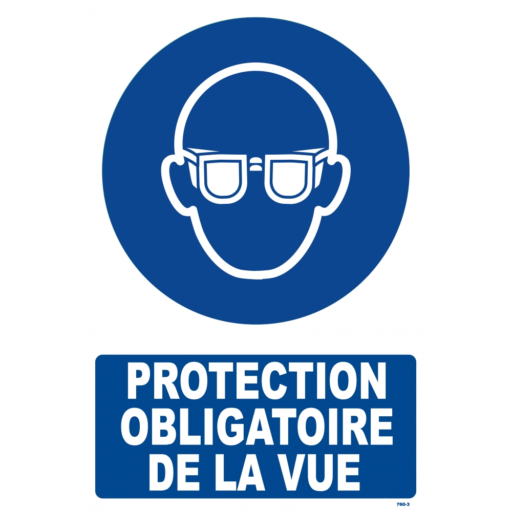 Mandatory sight protection sign - 2