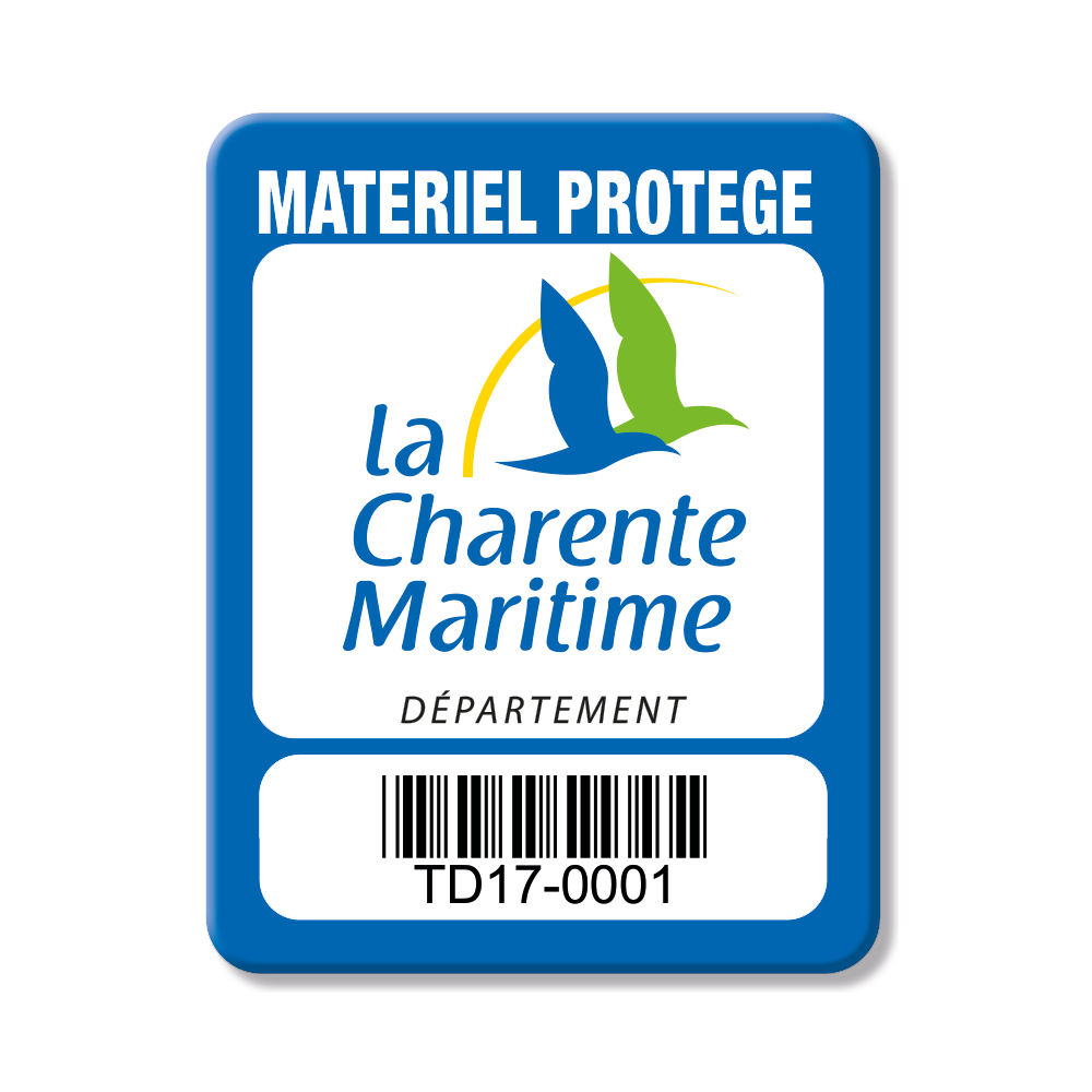 SBE Strong Tamper Proof Asset Tag, Color Print - 38