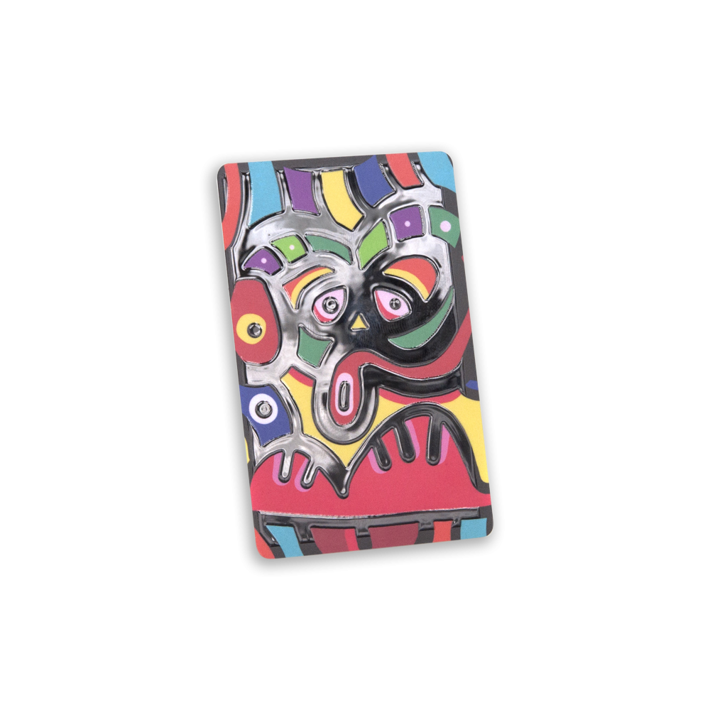 75/100th Front/Back PVC Customized Access Badge - 5