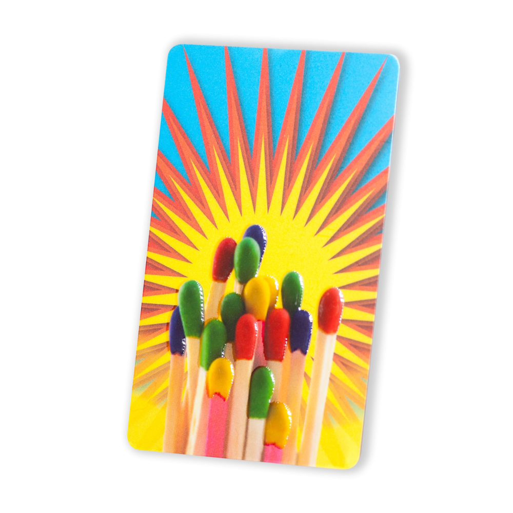 75/100th Front/Back PVC Customized Access Badge - 12