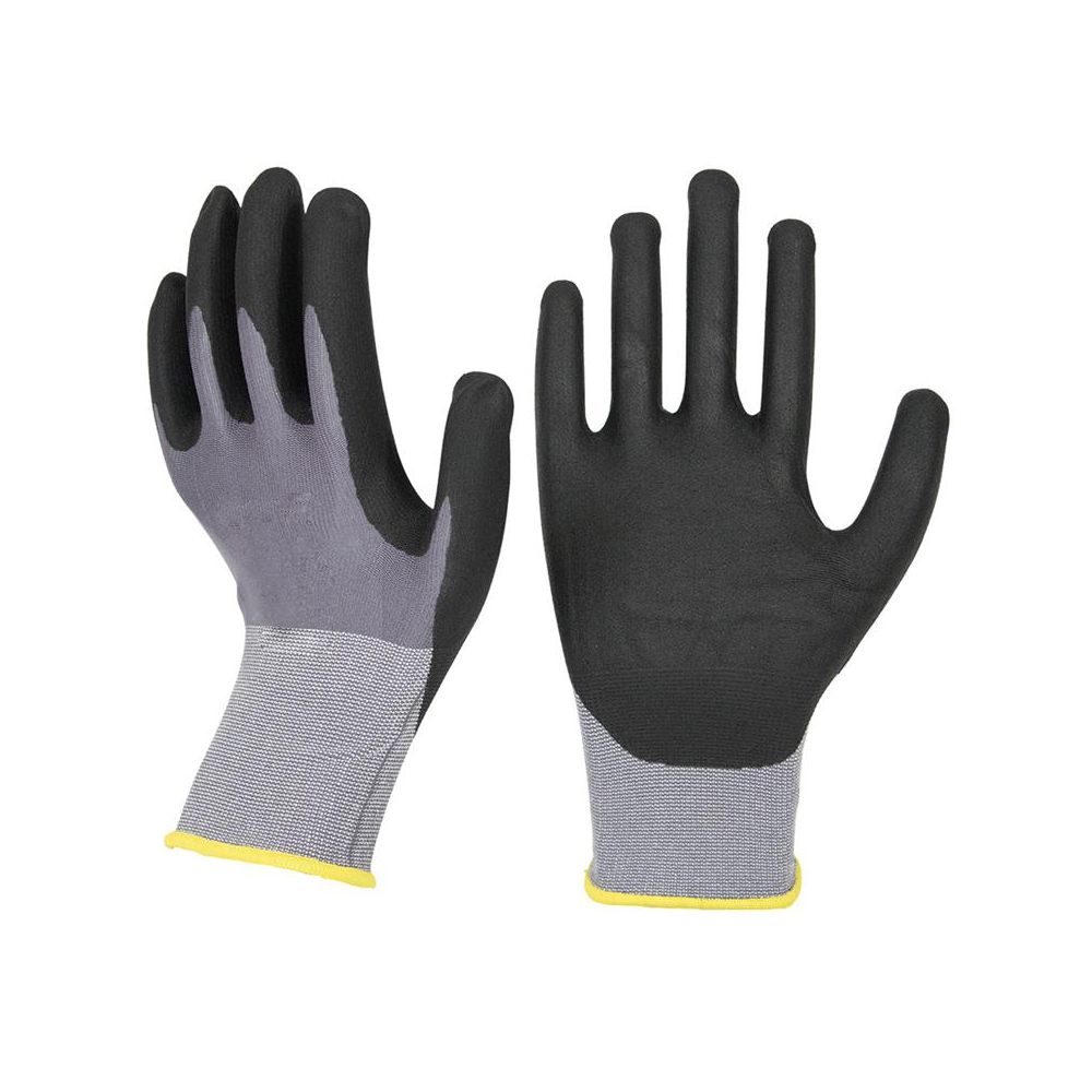 Grey Nylon Work Gloves: Maximum Comfort and Protection