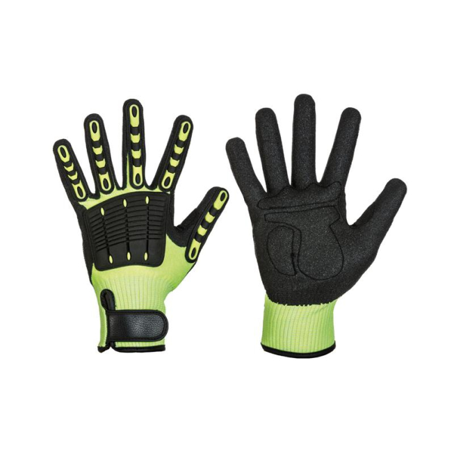 Gants anti-coupure haute visibilité - 1