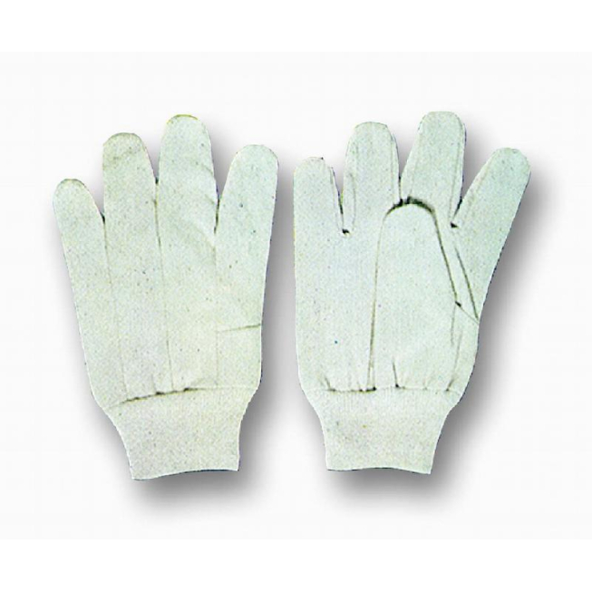 Polka dot canvas gloves, 8 ounces - 1