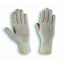 35g cotton mesh handling gloves - 1