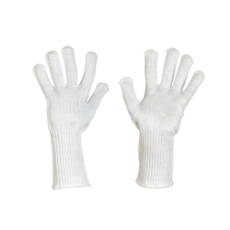 Knitted nylon gloves - 1