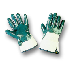 Gants de sécurité en nitrile respirant avec manchette - 1