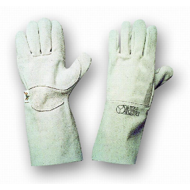 Cowhide gloves with a 15 cm cuff - 1