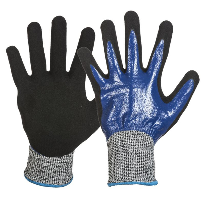 Gants anti-coupure de 13g enduit en nitrile - 1