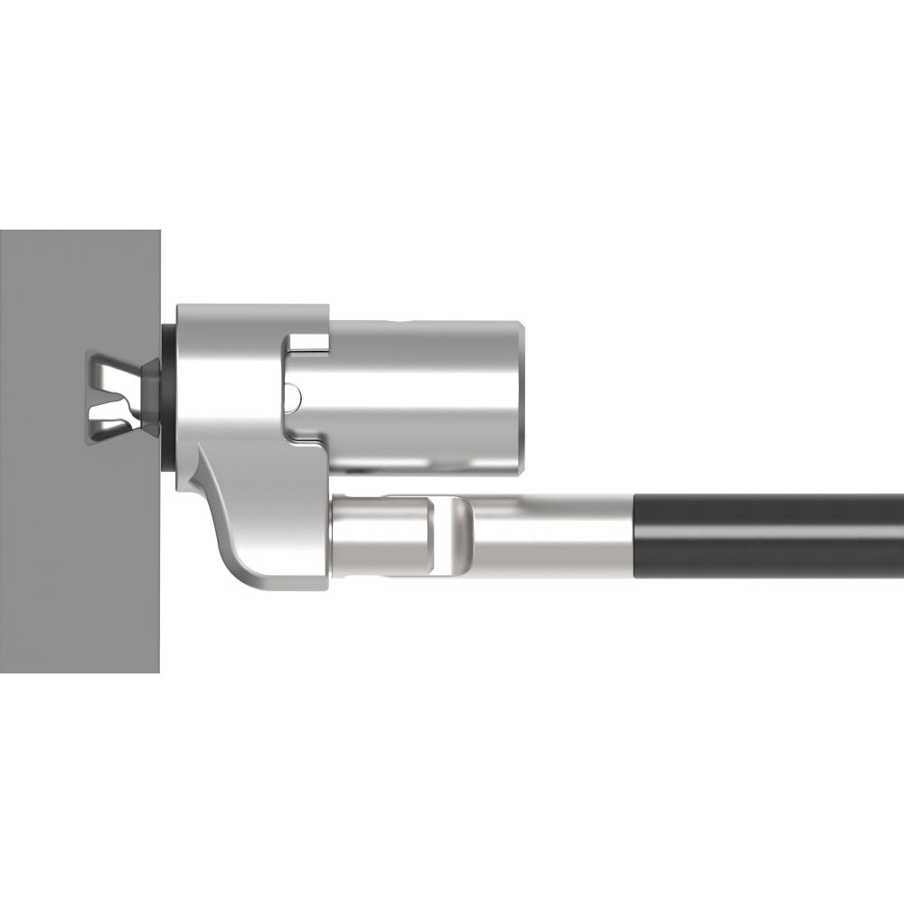 Locked secure cable fitting all locks