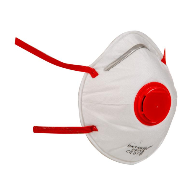 Masque coquille FFP3 avec valve - 1