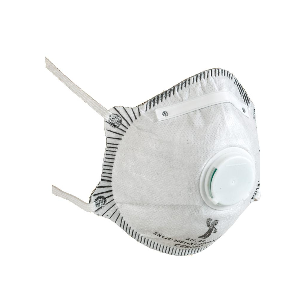 Masque FFP2 pliable avec soupape et filtre carbone, Protection  respiratoire