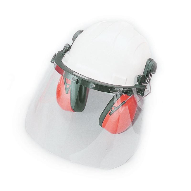 Safety Helmet With Headphones And Visor - Optimal Protection