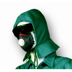 Flame-retardant cotton welding hood - 1