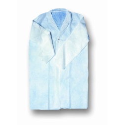 Blouse jetable en PLP blanche - 1