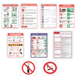 tous les panneaux compris dans le kit pour ecole