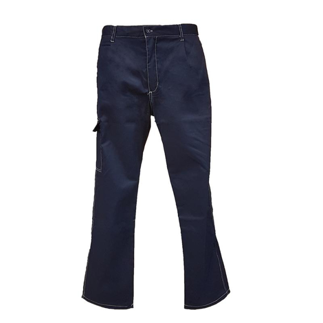 Pantalon de travail 35% coton bleu - 1 Pantalon de travail 35% coton bleu - 1