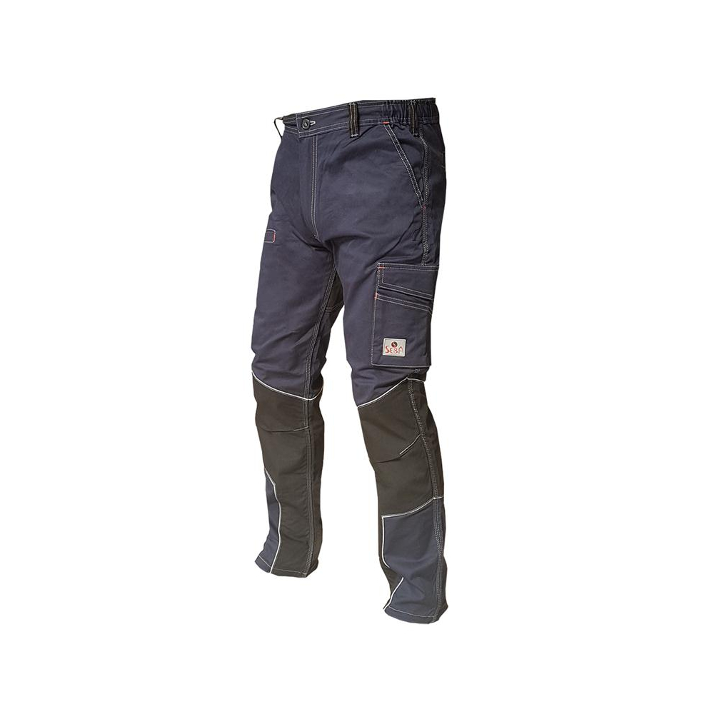 Elastic cotton working pants - 2