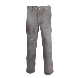 35% gray polyester work pants - 1