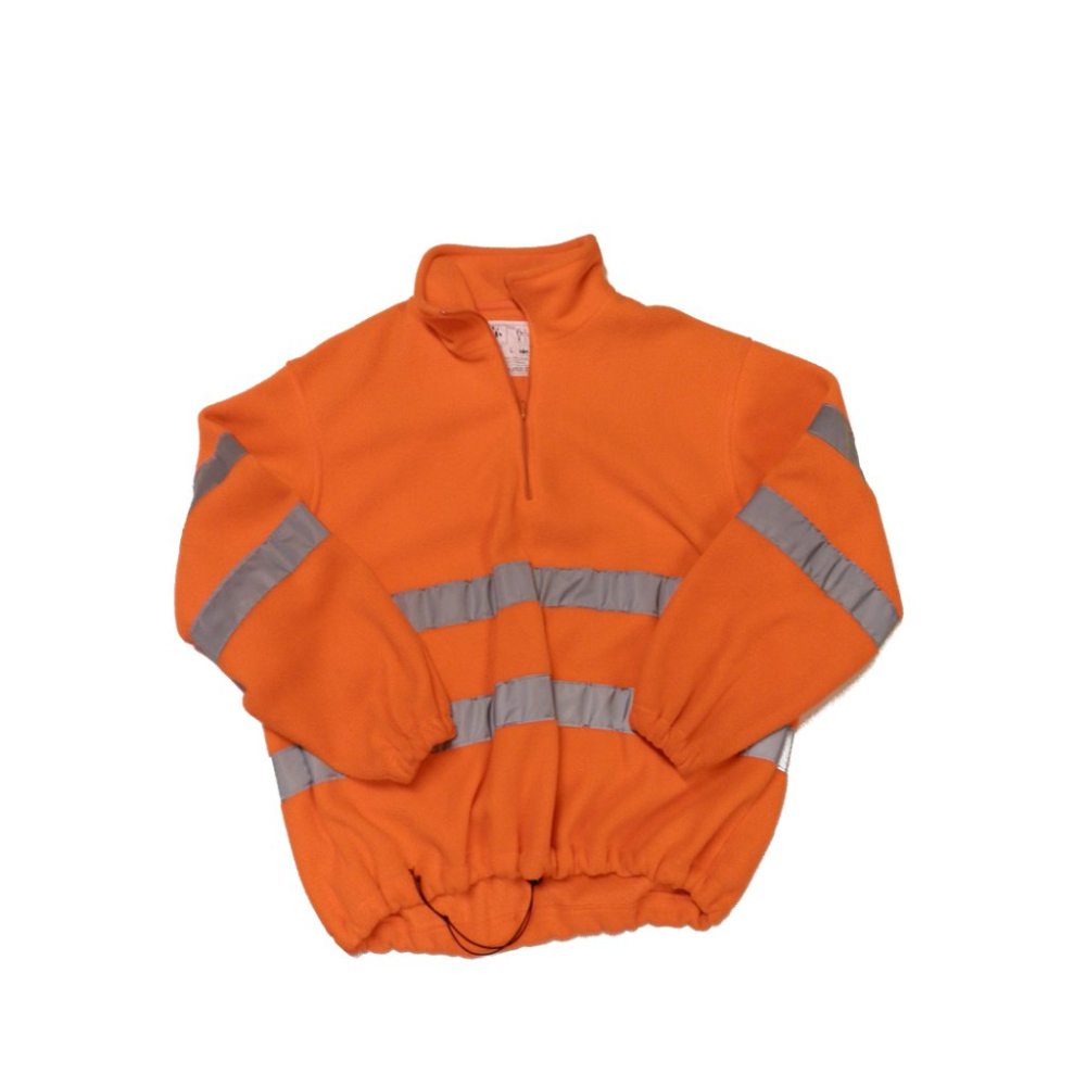 Orange High Visibility Fleece Jacket: Comfort and Safety | Buy Now