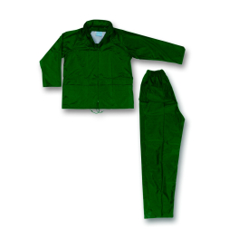 Waterproof 2-piece suit with stowable hood - 1