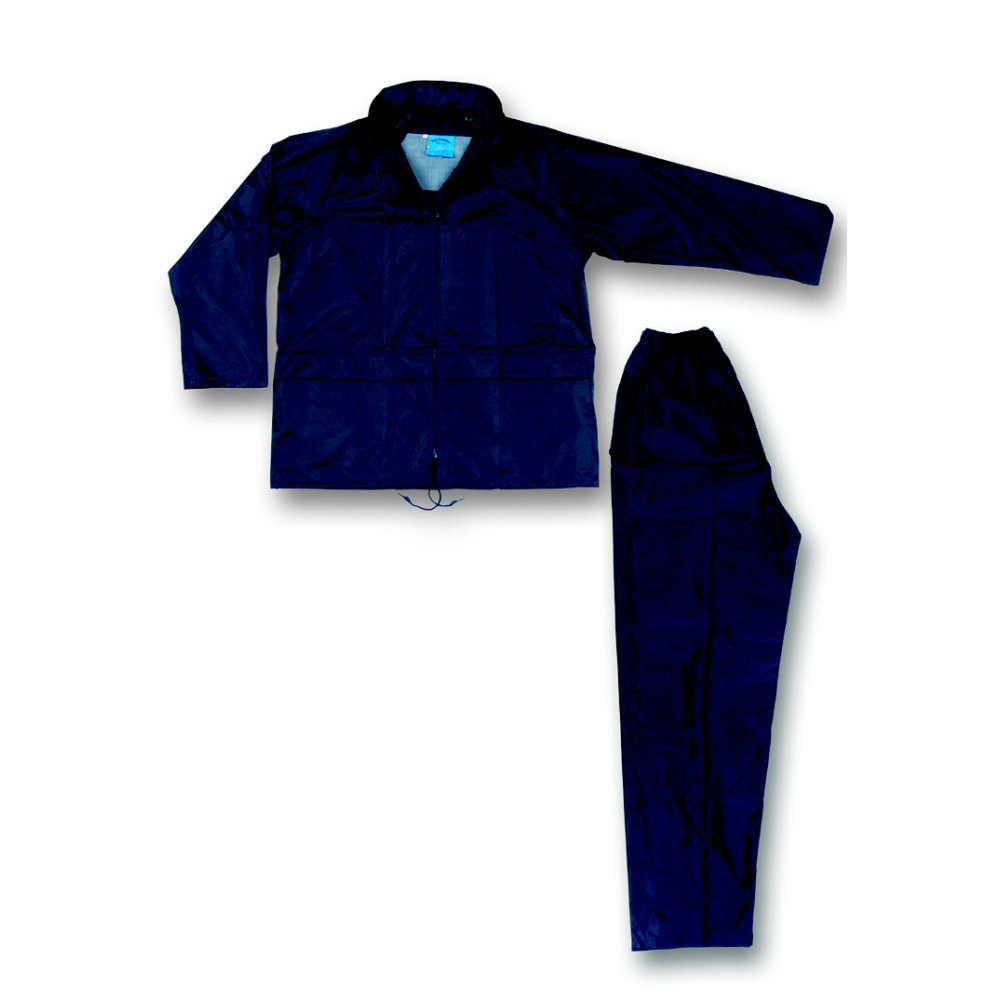 Combinaison 2 pièces imperméable avec capuche rangeable - 2