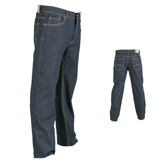 Stretch faded denim pants - 1 Stretch faded denim pants - 1
