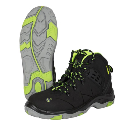 Black and green safety shoes - 1