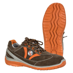 Chaussures de sécurité basses en cuir velour - 1
